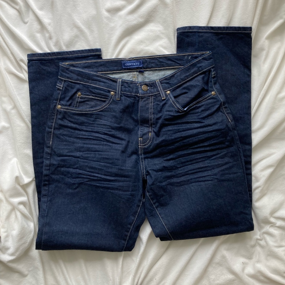 Crown & Ivy Classic Fit Denim Jeans